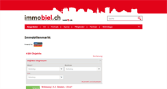 Desktop Screenshot of immobiel.ch